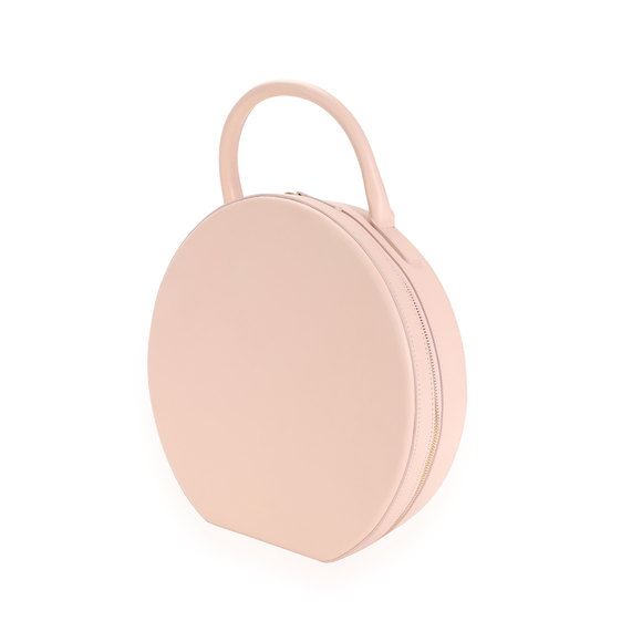Mansur Gavriel Pink Calfskin Leather Circle Bag - Picture 3 of 7